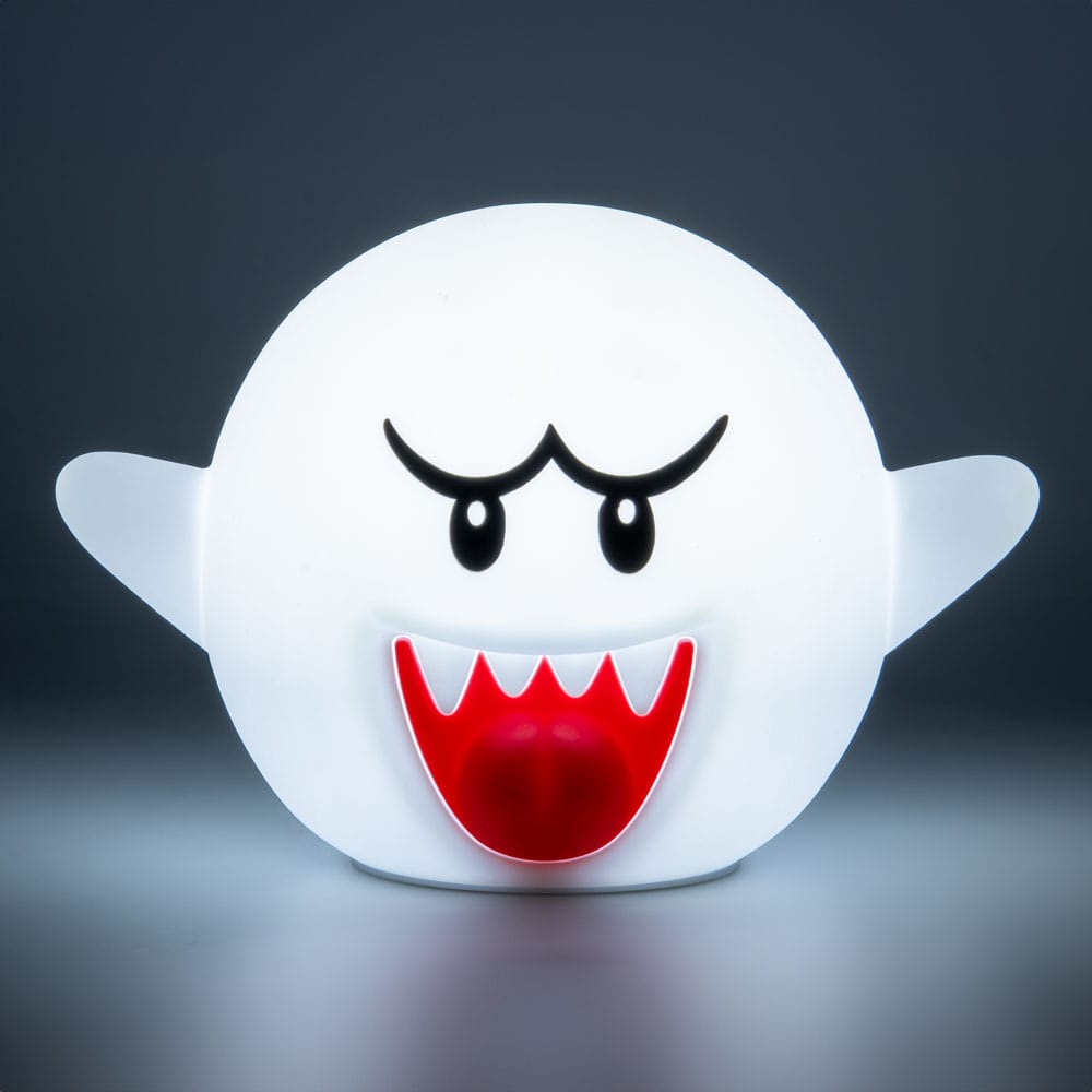Détail de la lampe Squishy Glo Boo Super Mario