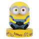 Lampe Minions Icons Bob 11cm de Paladone, vue de face, allumée, sur fond neutre