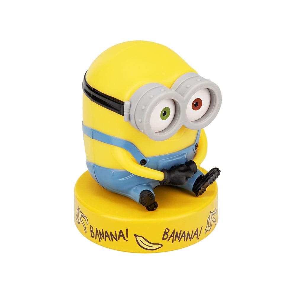 Emballage de la lampe Minions Icons Bob Paladone, avec le logo officiel et les informations produit