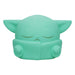 Lampe Grogu Squishy Glo Star Wars The Mandalorian allumée, vue de face