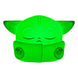 Lampe Grogu Squishy Glo Star Wars, en situation sur une table de nuit