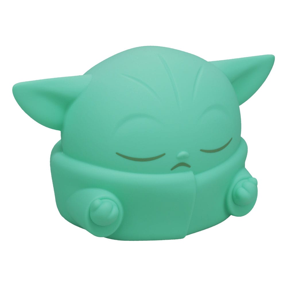 Lampe Grogu Squishy Glo éteinte, montrant les détails du personnage