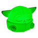 Packaging de la lampe Grogu Squishy Glo Paladone avec logo Star Wars