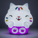 Lampe Cakey Cat Paladone de face, texture squishy