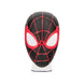 Lampe 3D LED Spider-Man Miles Morales Mask allumée, vue de face
