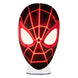 Lampe 3D LED Spider-Man Miles Morales Mask, vue de côté, montrant l'épaisseur