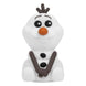 Lampe Squishy Glo Olaf La Reine des Neiges 15cm allumée, vue de face