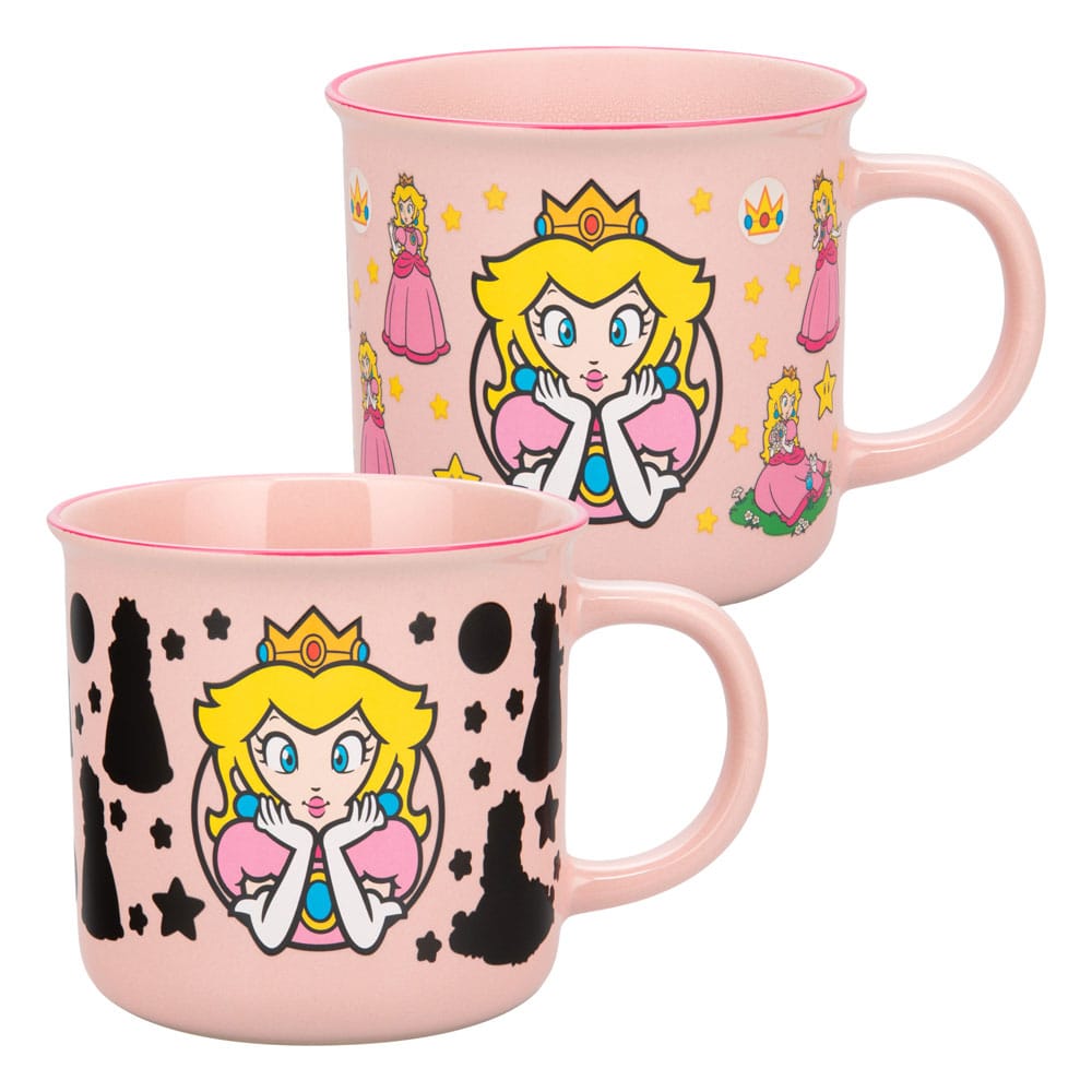 Mug thermique Super Mario Princesse Peach avant activation de la chaleur