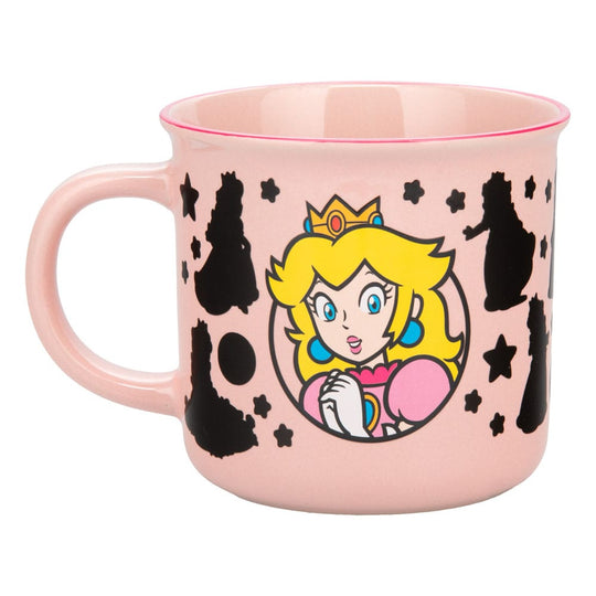 Mug Princesse Peach de Paladone avec logo Super Mario en évidence