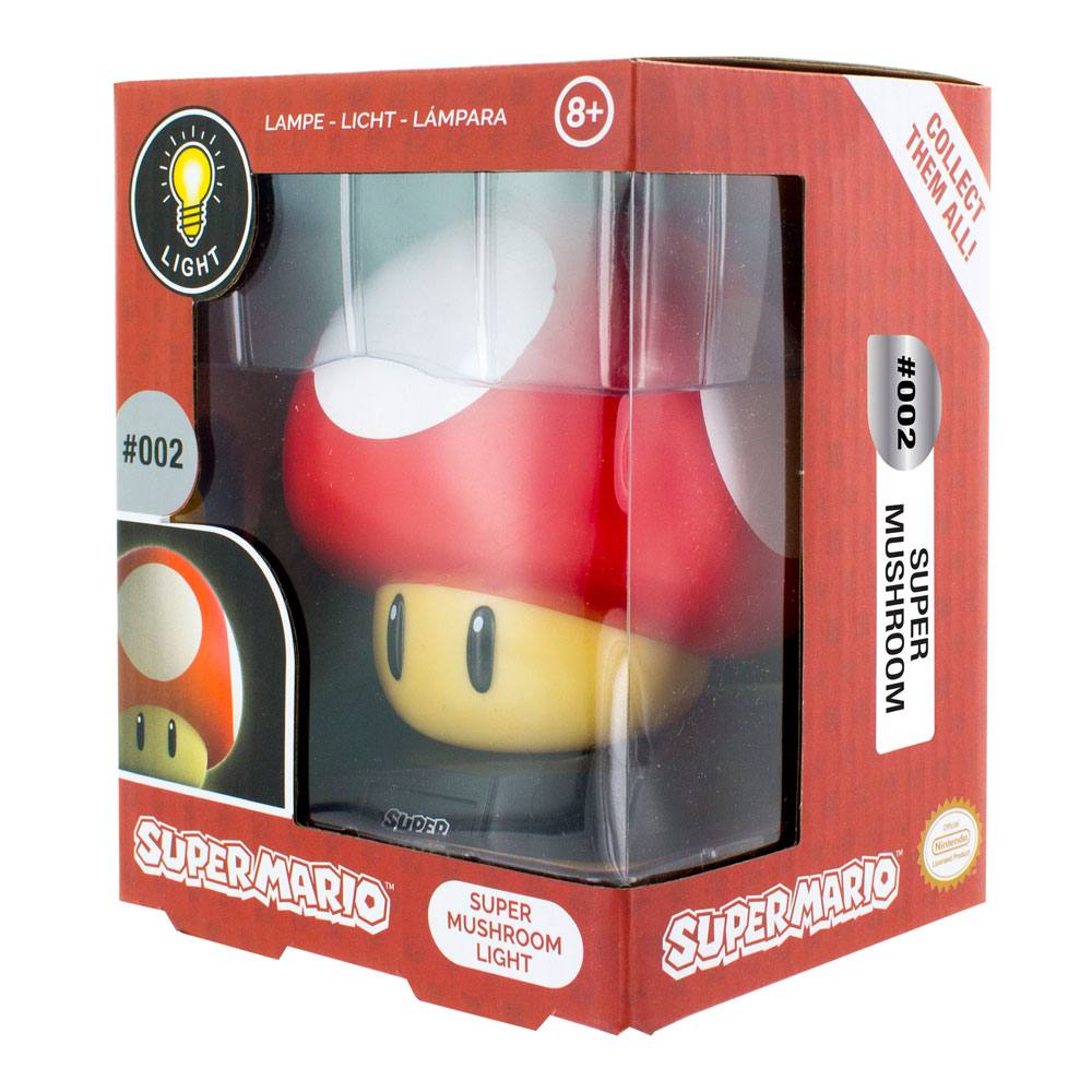 Packaging boîte-fenêtre de la veilleuse Super Mario Mushroom Paladone