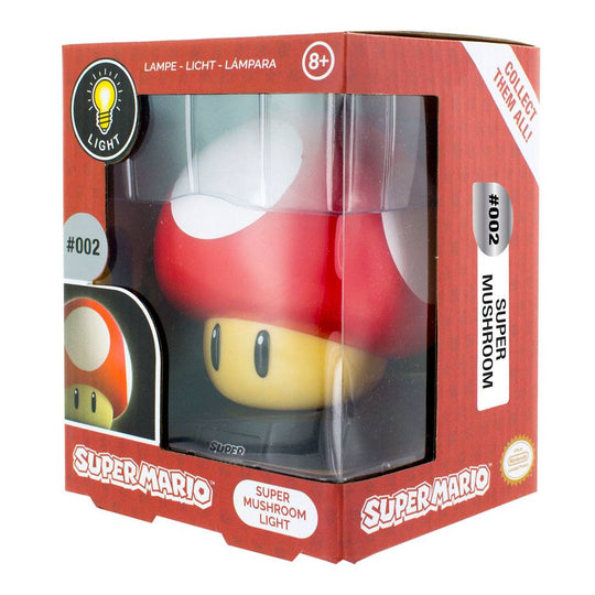 Packaging boîte-fenêtre de la veilleuse Super Mario Mushroom Paladone