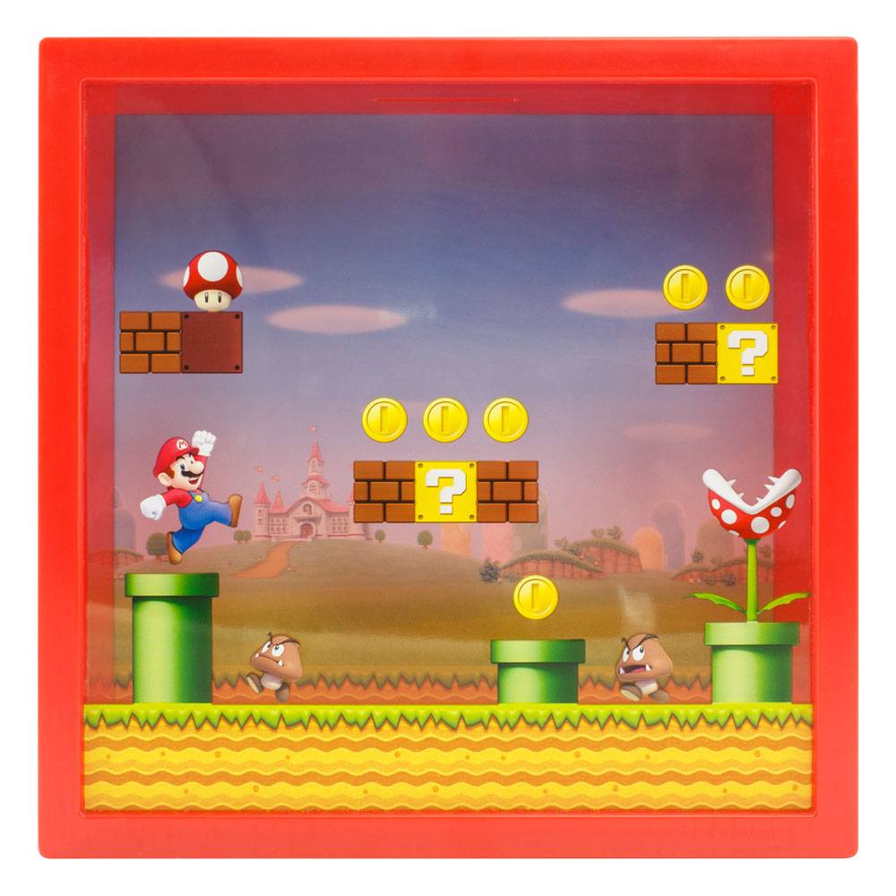 Tirelire Super Mario Arcade Paladone, illustration des personnages Nintendo