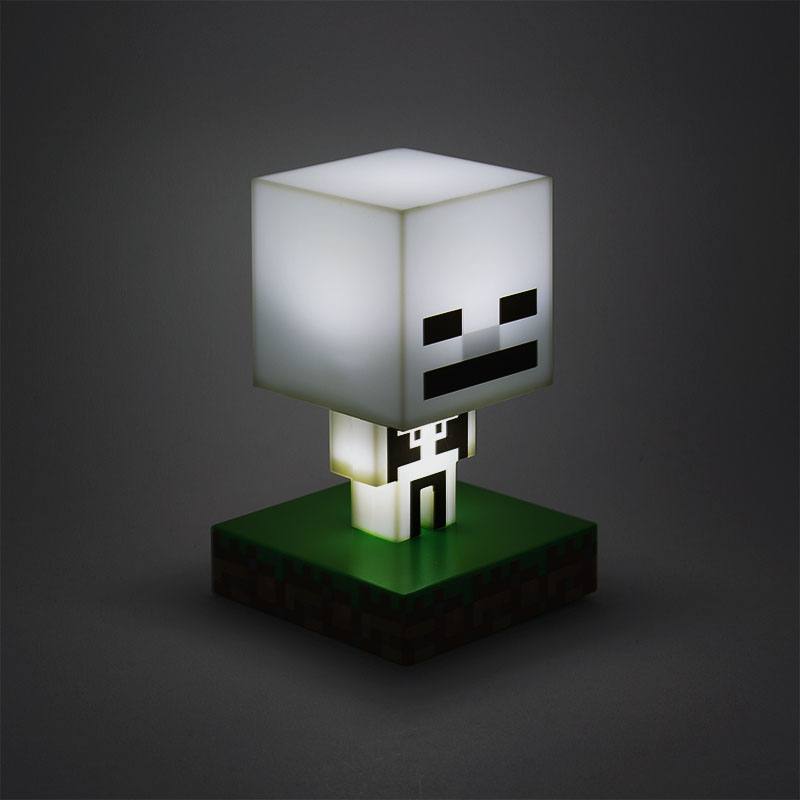 Veilleuse Squelette Minecraft Icon dans son emballage boîte-fenêtre