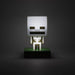 Vue latérale de la veilleuse Squelette Minecraft, montrant sa taille compacte
