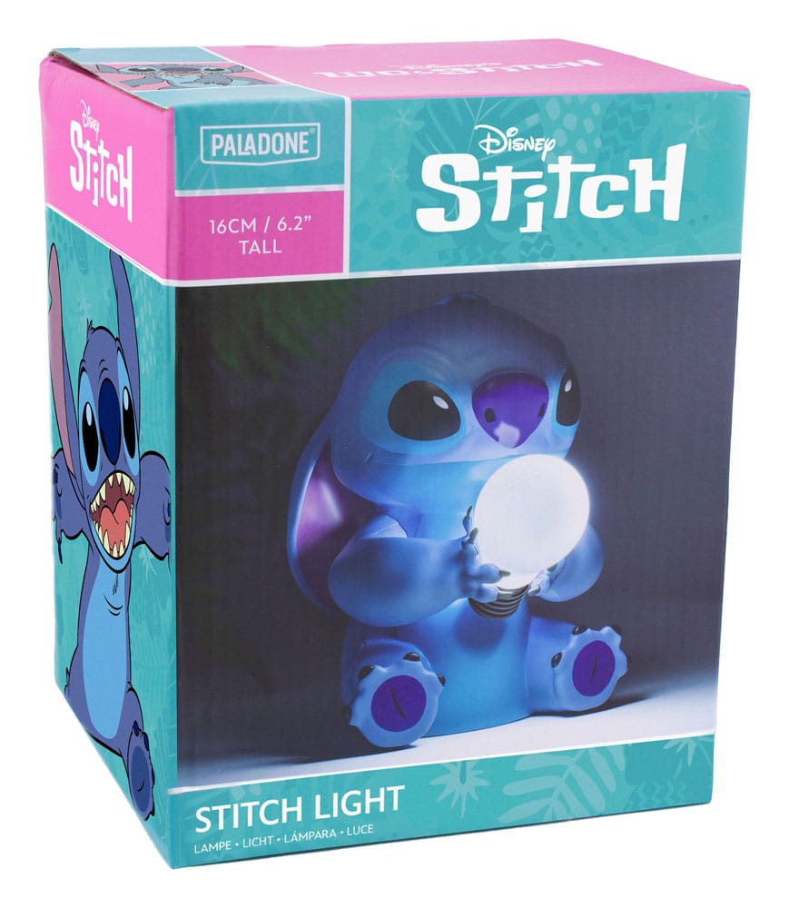 Vue latérale de la lampe Stitch Lilo & Stitch, montrant les détails