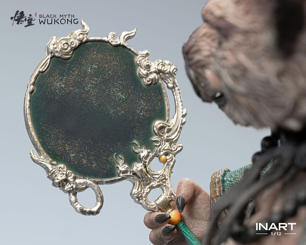 Vue rapprochée des articulations de la figurine Zhu Bajie Queen Studios