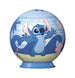 Puzzle 3D Disney Stitch Ravensburger assemblé sur son socle, vue de face