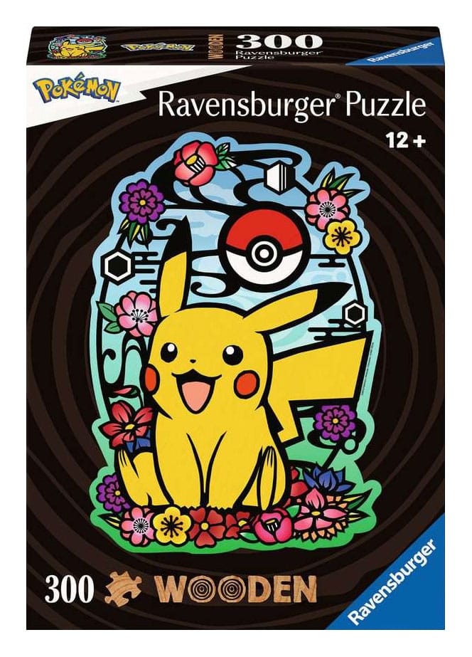 Puzzle en bois Pokémon Pikachu Ravensburger 300 pièces avec figurines