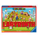 Boîte du jeu de plateau Super Mario Labyrinth Ravensburger avec Mario et Luigi