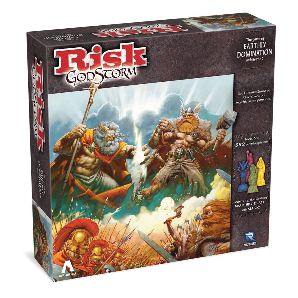Boîte du jeu de plateau Risk Godstorm ANGLAIS par Renegade