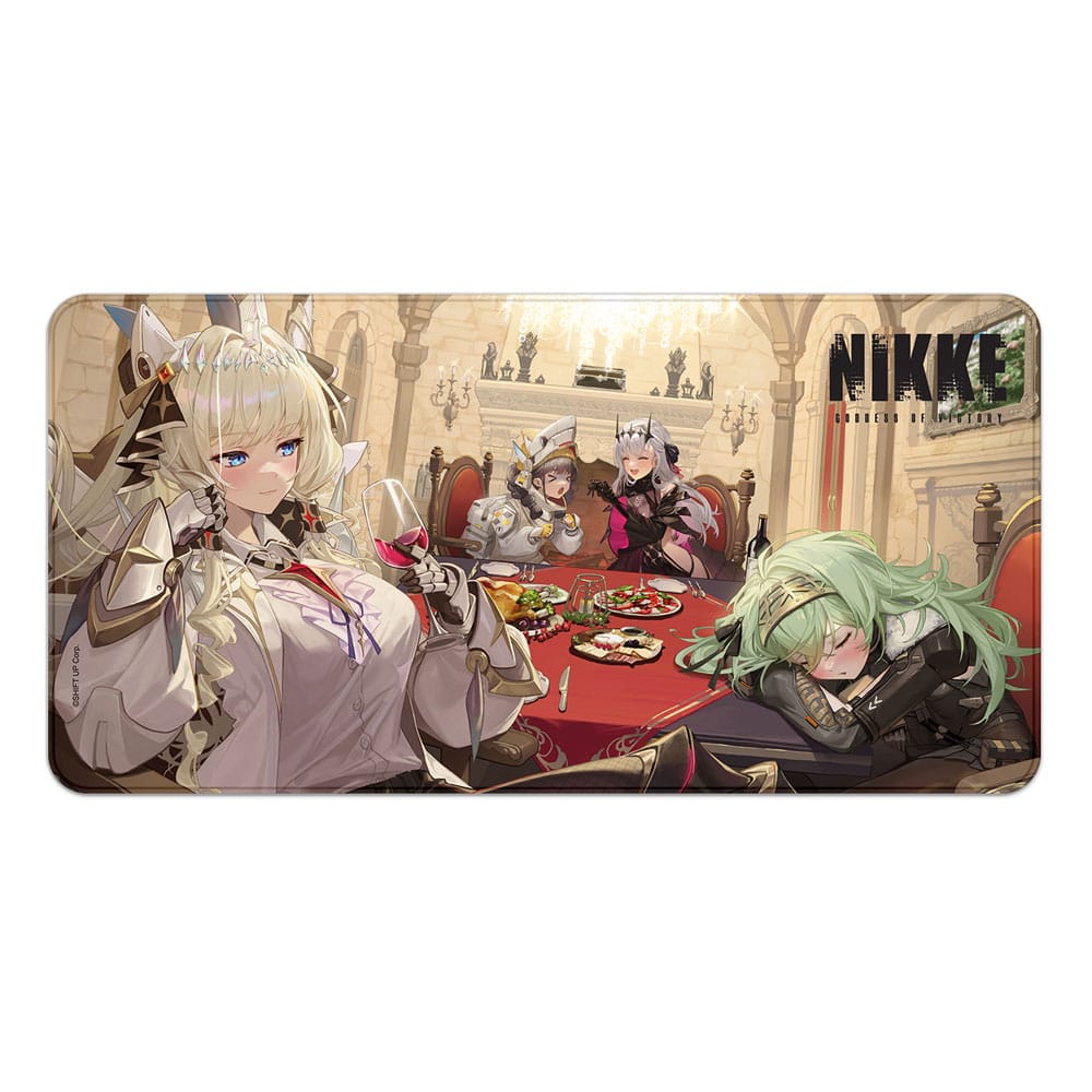 Tapis de souris XXL Goddess of Victory Nikke Castle Dinner officiel 80x40 cm
