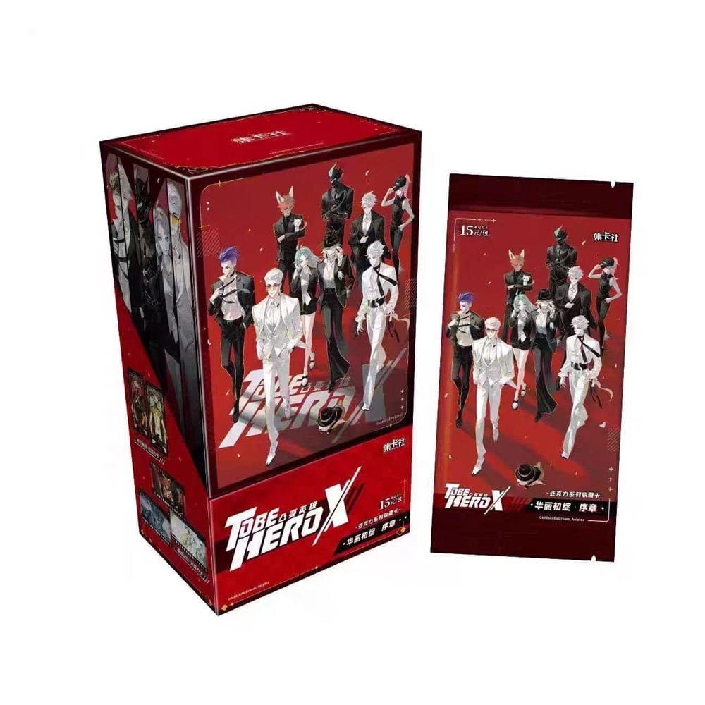 Présentoir To Be Hero X Magnificent First Bloom version CHINOISE Sakami Merchandise avec boosters et cartes acrylique