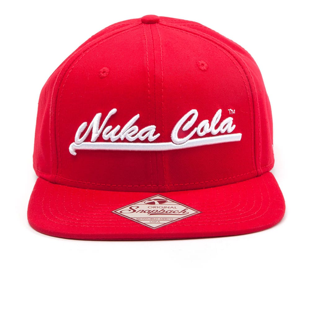 Casquette Snapback Fallout 4 Nuka Cola Difuzed vue de face