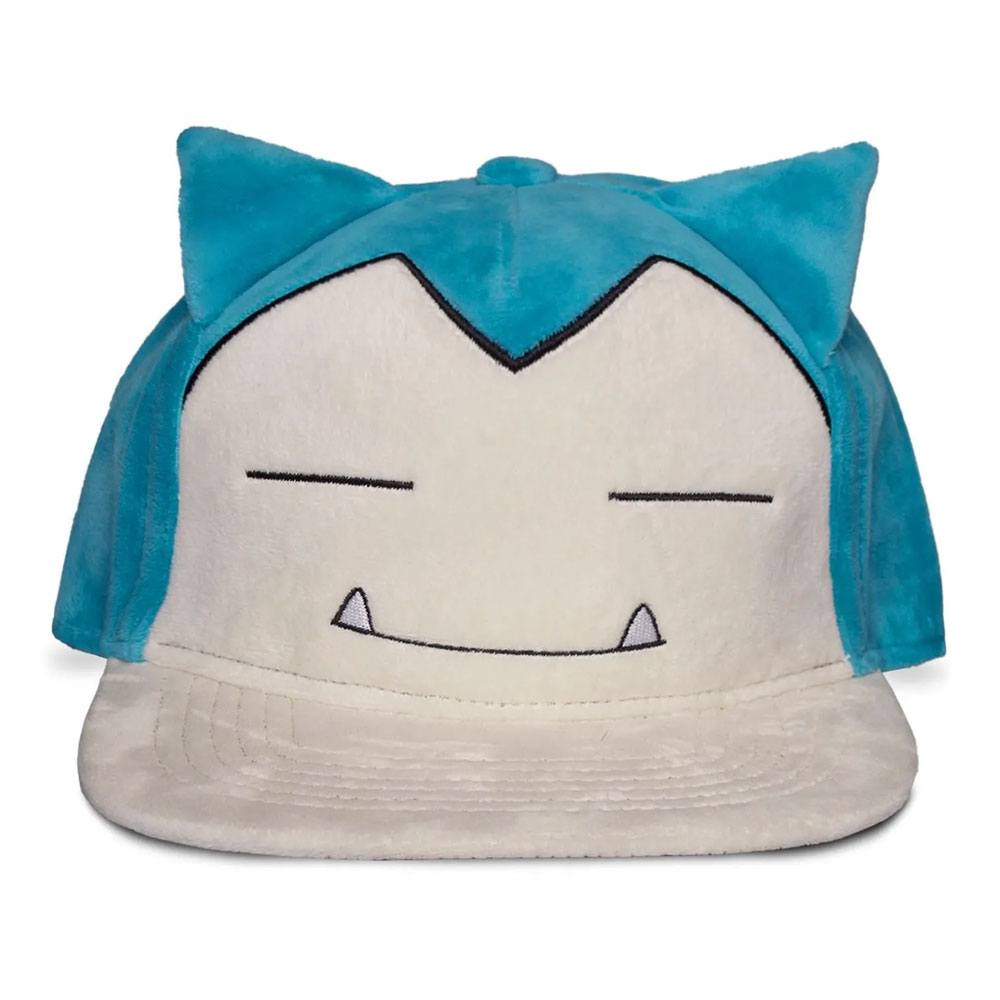 Casquette Pokémon Ronflex Snapback peluche vue de face