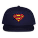 Casquette baseball Superman Difuzed, vue de face avec logo rouge et jaune