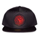 Casquette House of the Dragon Emblem Snapback Difuzed vue de face