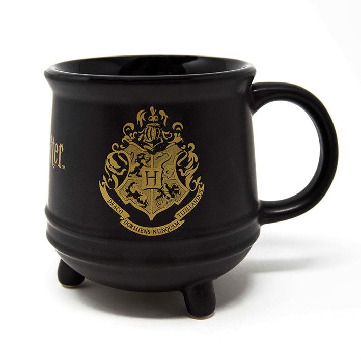 Mug 3D Harry Potter Blason Poudlard en céramique, vue de face.