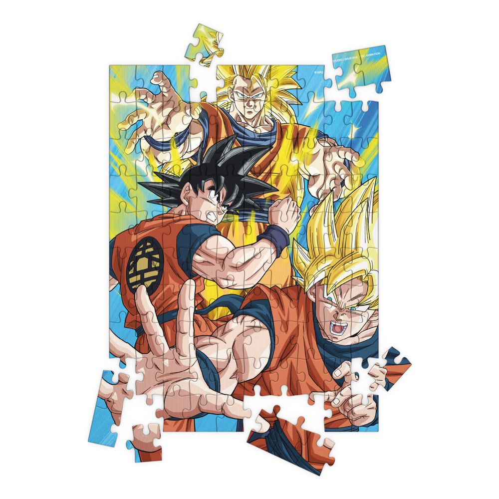 Packaging du puzzle Dragon Ball Z Goku Saiyan 100 pièces SD Toys