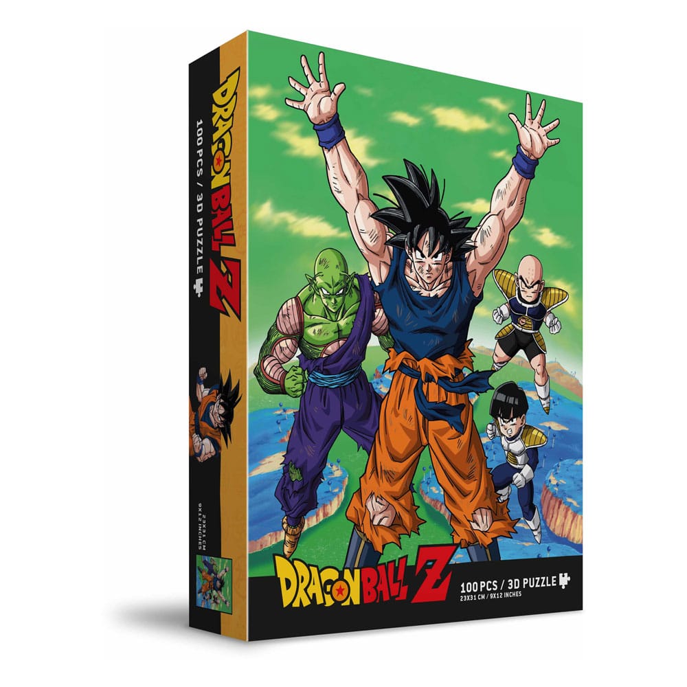 Puzzle 3D Dragon Ball Z Namek Heroes 100 pièces avec Goku, Freezer et Piccolo, licence officielle SD Toys