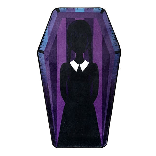 Tapis Mercredi Dark Side 80x47 cm en polyester, vue d'ensemble du motif