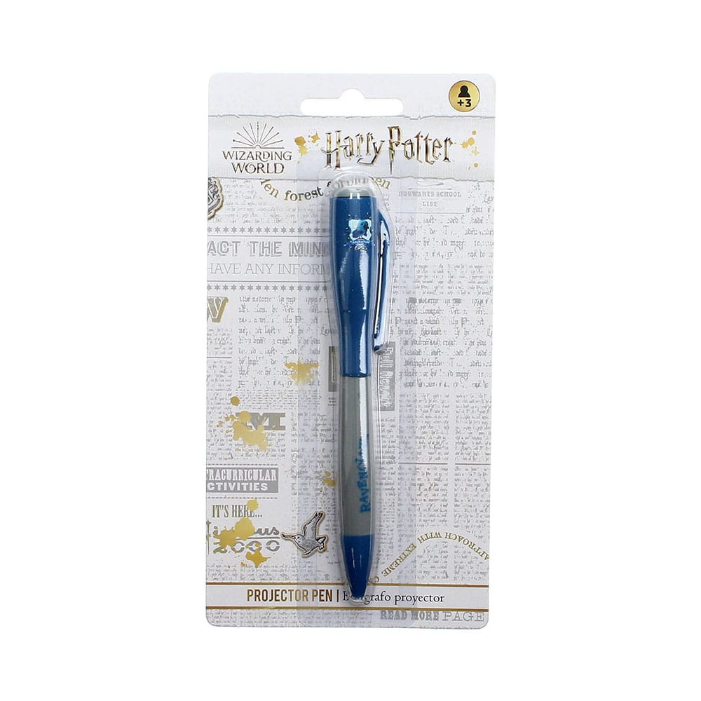 Stylo Harry Potter Serdaigle SD Toys avec le blason de la maison et le mécanisme de projection
