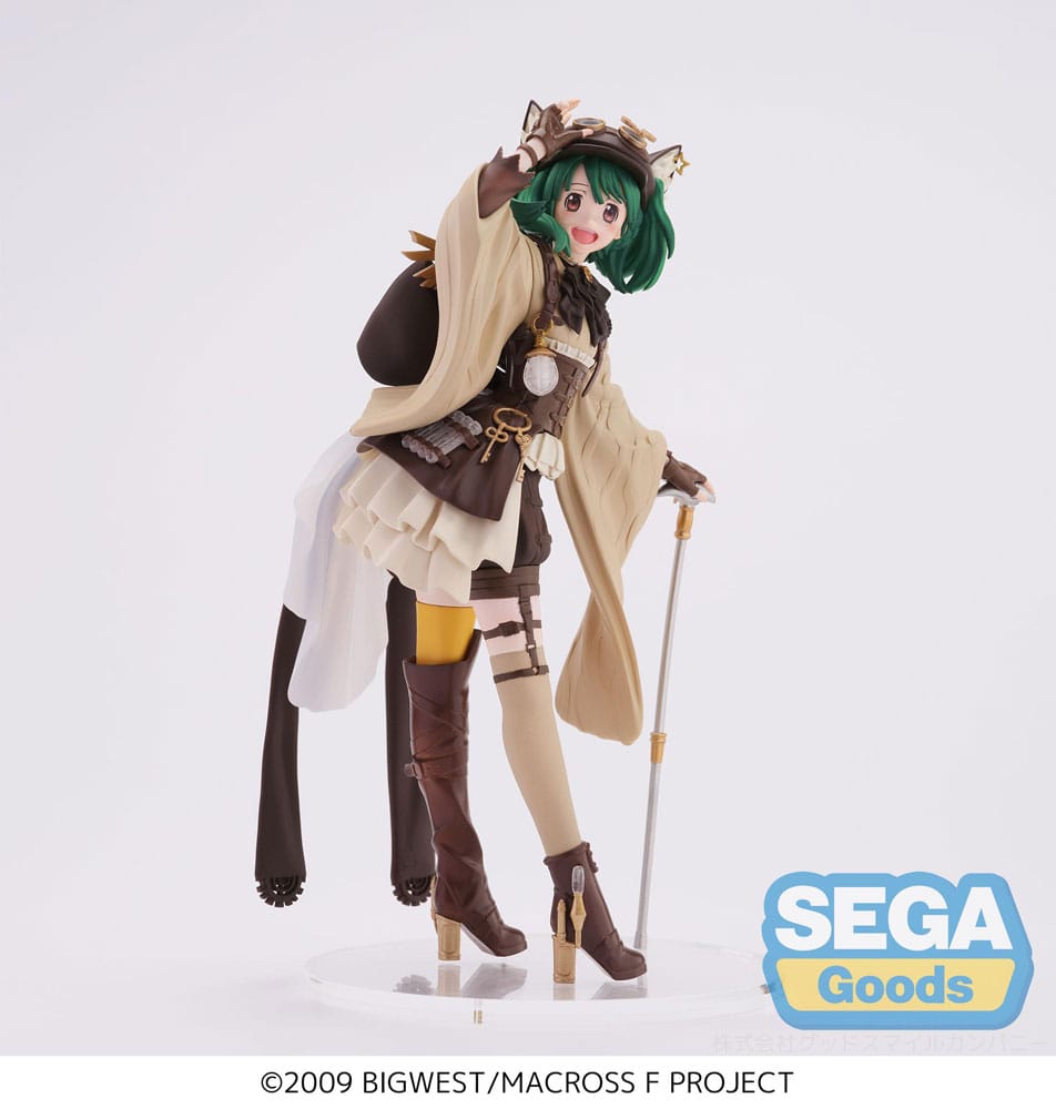 Statuette Ranka Lee Oshare Macross Revolution Ver. Macross Frontier - Vue frontale
