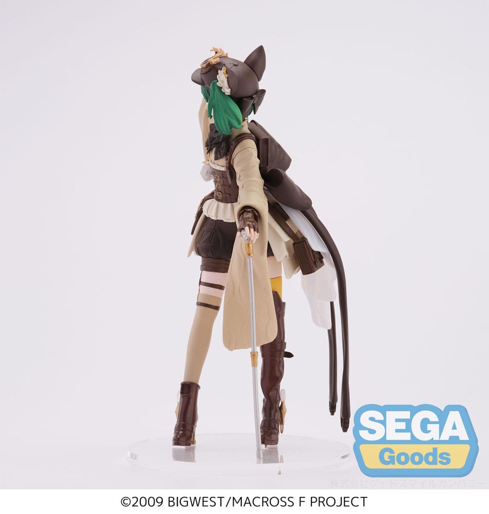 Statuette Macross Frontier Ranka Lee sur son socle - Vue d'ensemble