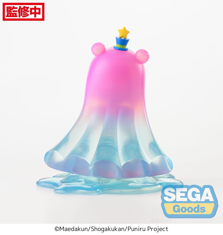 Détail de la statuette Puniru Kawaii Slime PVC avec socle