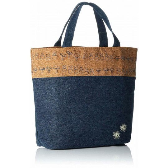 Sac à lunch Totoro Skater ouvert, montrant l'intérieur isotherme