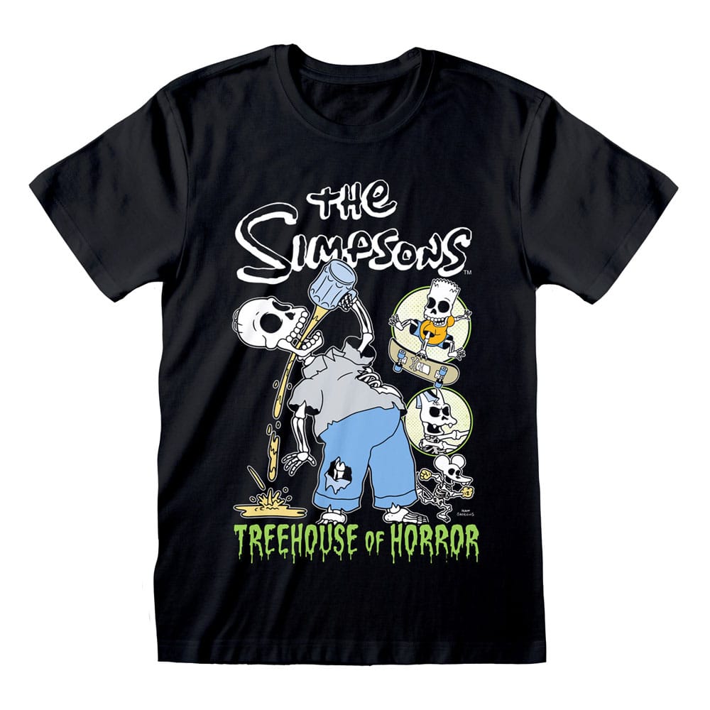 T-Shirt Les Simpsons Treehouse of Horror taille S, licence officielle Heroes Inc, motif Halloween