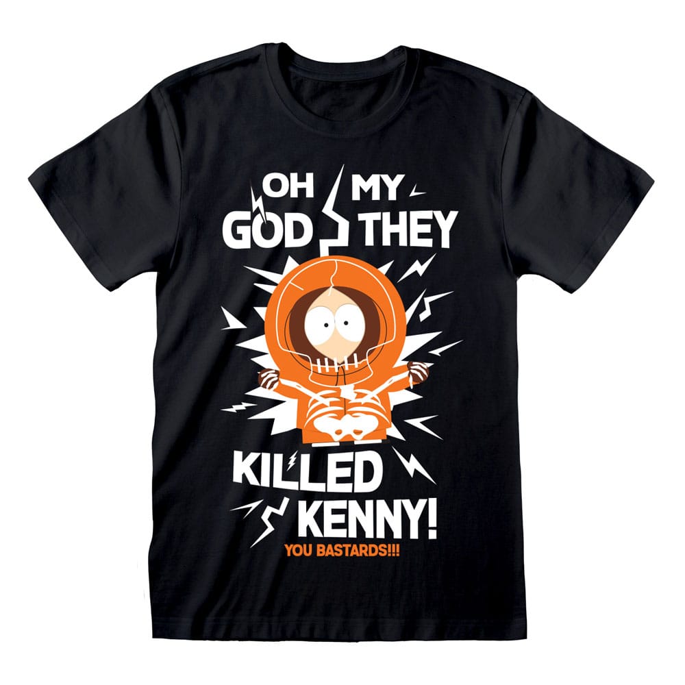 T-shirt South Park 'They Killed Kenny' officiel taille L 100% coton
