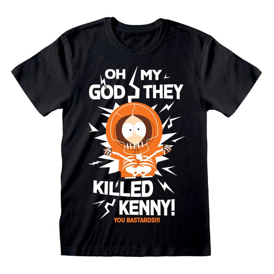 T-shirt South Park 'They Killed Kenny' officiel taille L 100% coton