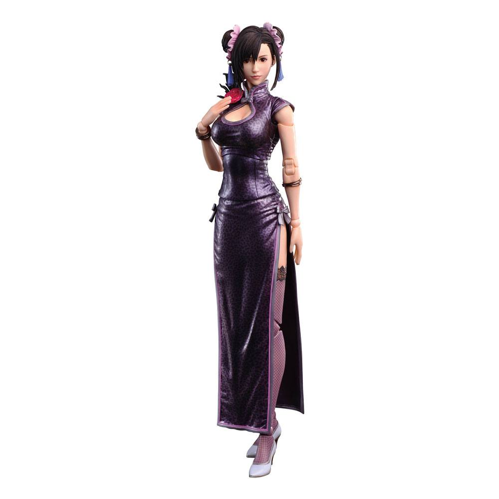Figurine Tifa Lockhart FF7 Remake Play Arts Kai Sporty Dress vue de face