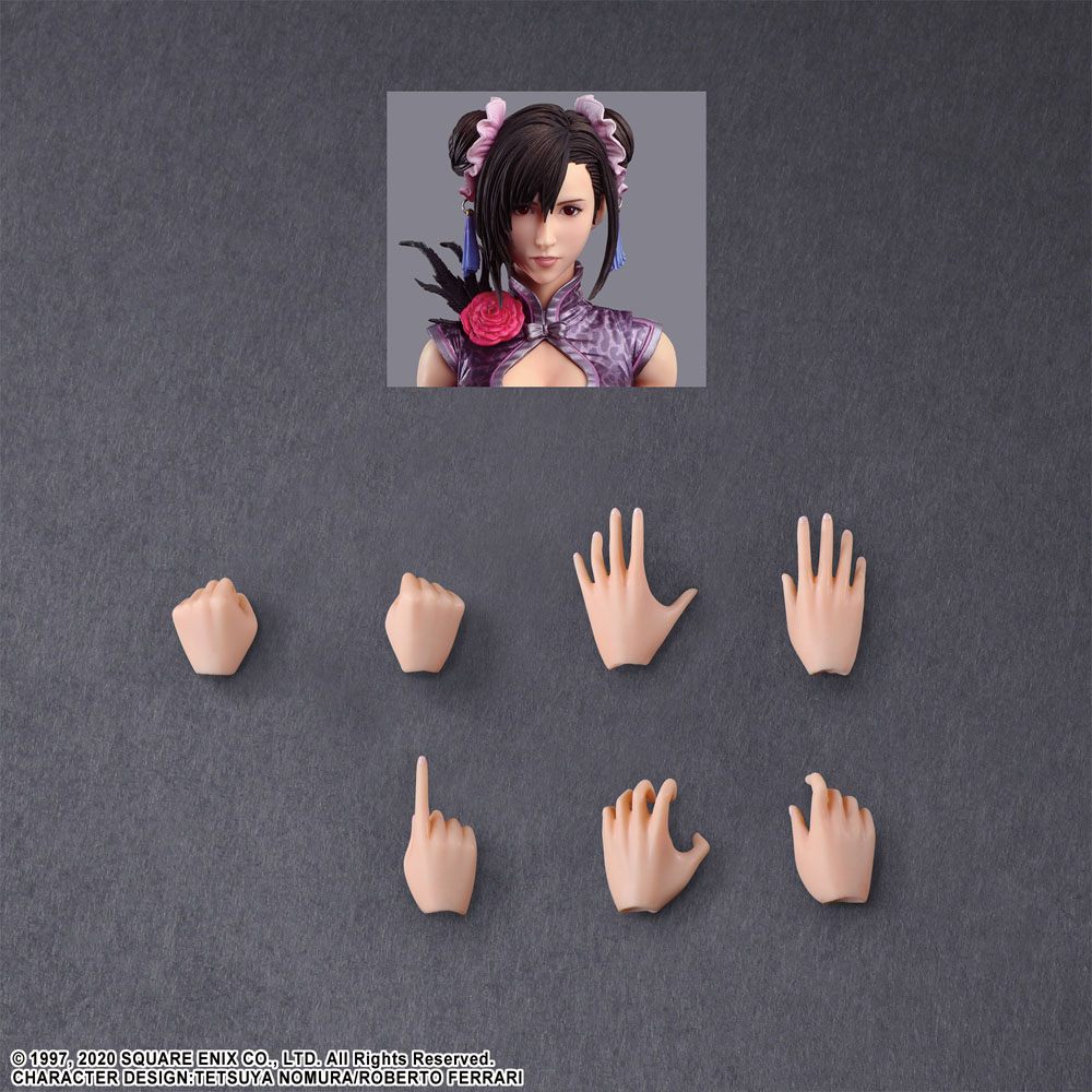 Figurine Tifa Lockhart FF7 Remake, plusieurs angles
