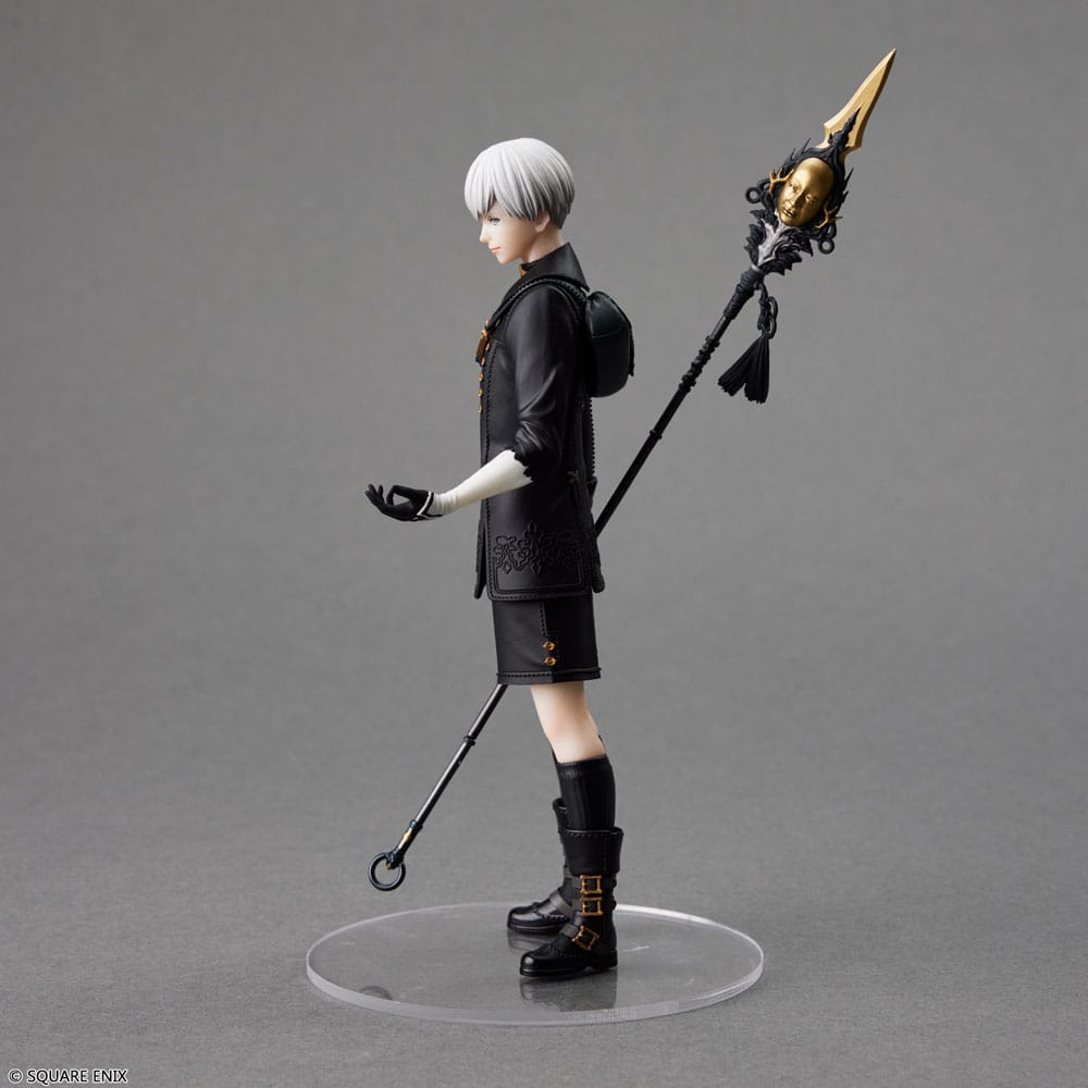 Figurine 9S (YoRHa No. 9 Type S) Square-Enix, détail du visage sans lunettes