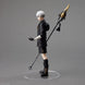 Figurine 9S (YoRHa No. 9 Type S) Square-Enix, détail du visage sans lunettes