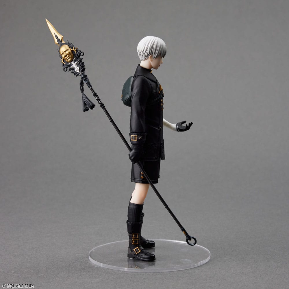 Figurine de collection 9S Form-ISM 17 cm, vue arrière de l'uniforme