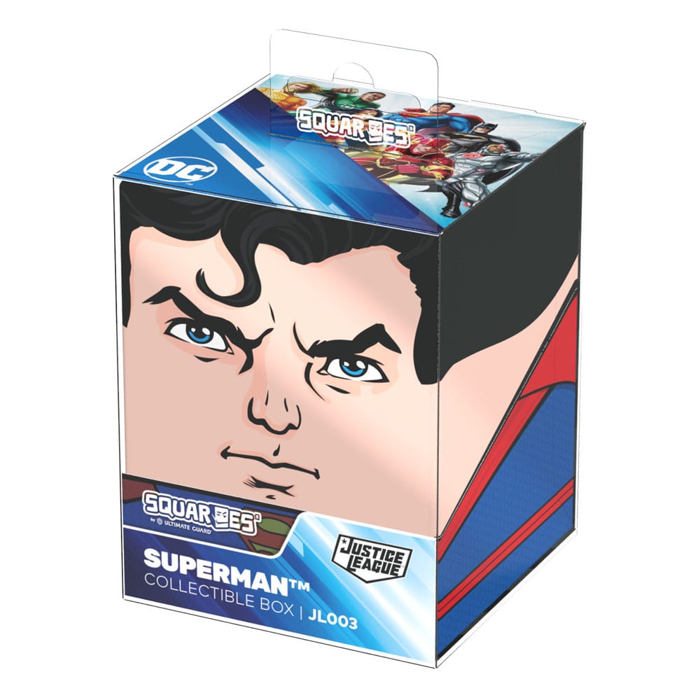 Squaroes Superman JL003 et le Collectors Case vintage DC Comics