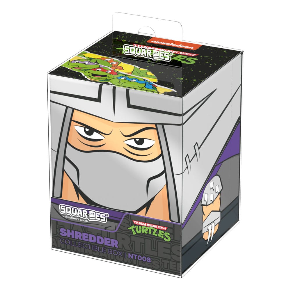 Squaroe Shredder et d'autres Squaroes TMNT alignés