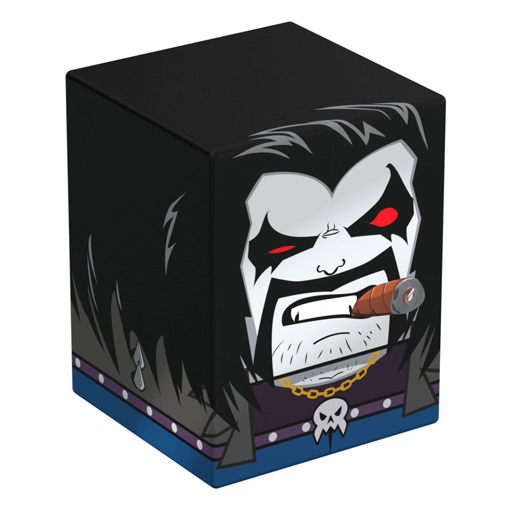 Squaroe Lobo DC Justice League JL013 - Vue d'ensemble de la deck box fermée avec illustration de Lobo.